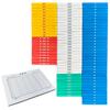 Mahjong Color Score Sticks Full Set + Score Record Book (1 Score Record Book)