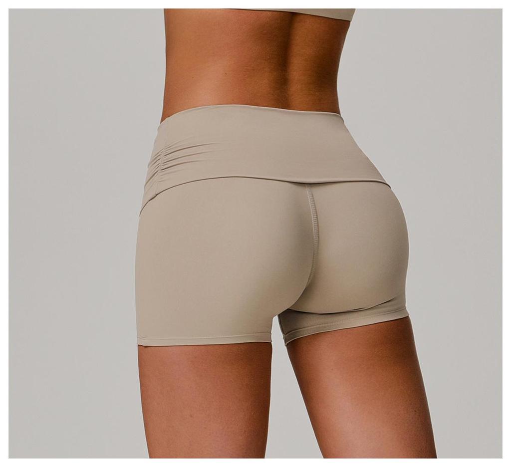 Cloud-Feel High-Waisted Yoga Shorts - Tummy Control & Hip Lift