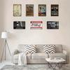 Vintage Technics Plattenspieler Metallblechschild Retro Wanddeko Poster Heimbar Café