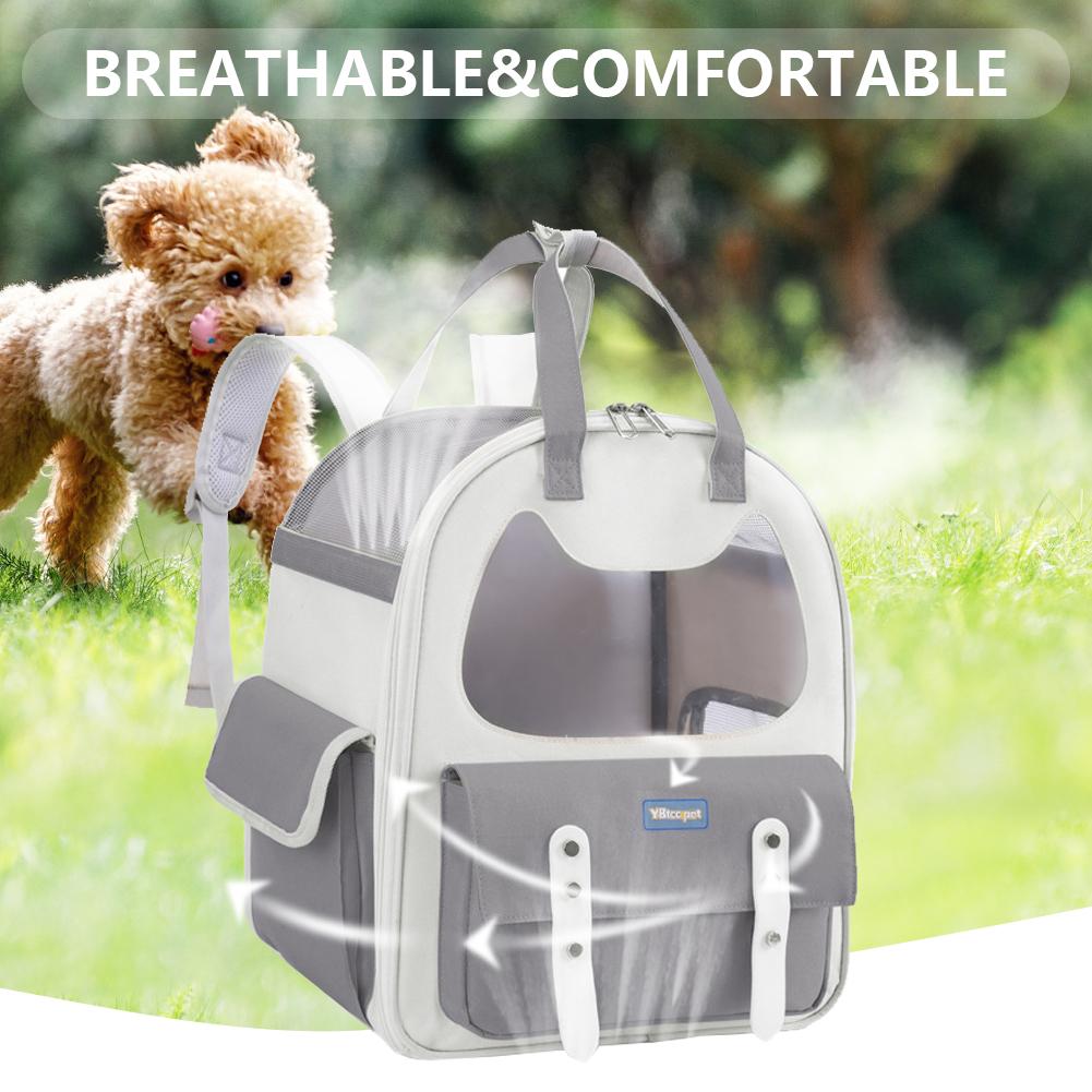 Cat Travel Backpack Breathable Pet Carrier Knapsack Large Capacity for Cats Dogs
