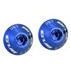 GUB G-510 2Pcs M5 * 12mm Bike Bicycle Water Bottle Cage Holder Bracket Screw Bolts(Blue)