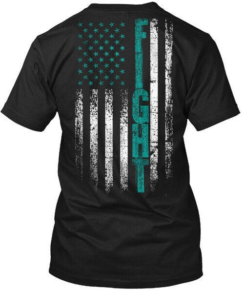 

Ovarian Cancer FightT-Shirt Made in the USA Size S to 5XL Unisex T-Shirt S