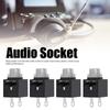 50PCS Headphone PJ-301M Audio TS DIP 3.5mm Jack 3 Pins Temperature Resistance Plug Adapter Terminals Radio PCB Panel