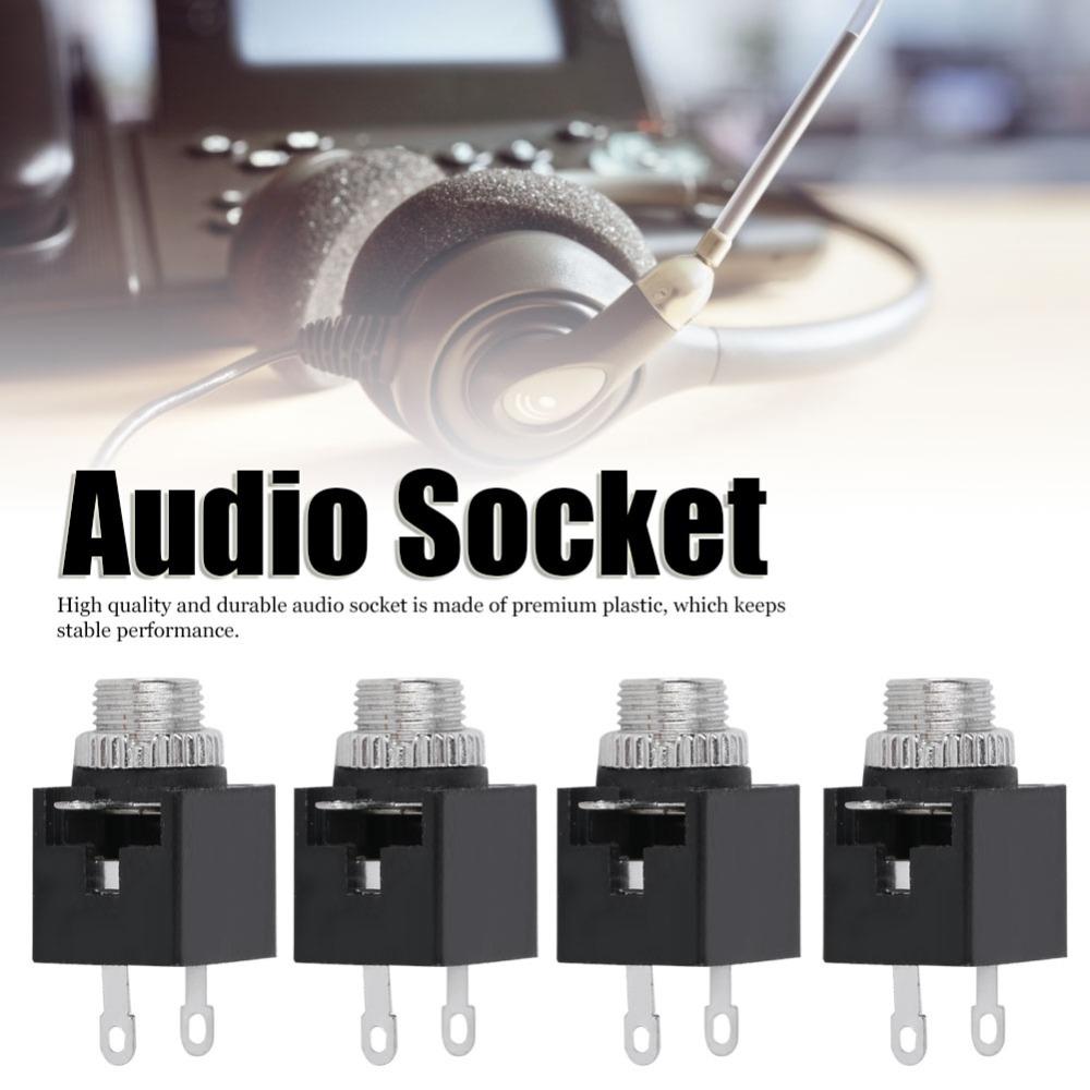50PCS Headphone PJ-301M Audio TS DIP 3.5mm Jack 3 Pins Temperature Resistance Plug Adapter Terminals Radio PCB Panel