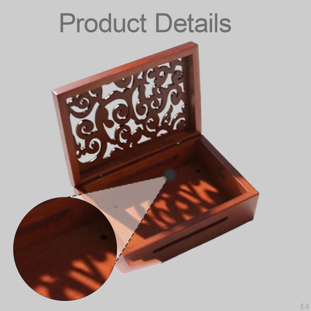 30 Note Wooden Music Box, Easy to Use, Hand Crank Ideal for Christmas, Halloween,