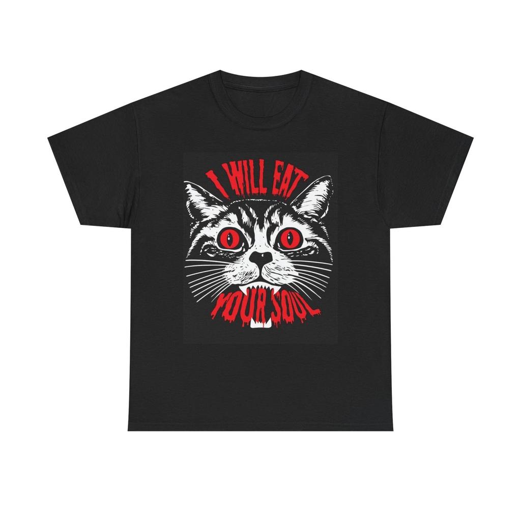 I Will Eat Your Soul Graphic T Shirt Cotton Tee