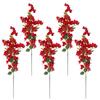 5pcs Artificial Triangular Plum Branches Simulation Bougainvillea Branches for Home Decoration Table Centerpieces