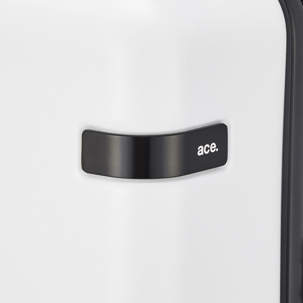 Mala de viagem Bolsa de transporte Tamanho S 1 noite 2 dias 2 noites 3 dias 34L Rodas duplas Cornerstone 48 cm Branco [Ace Tokyo] Bagagem de mão 2,9 kg 2-Z