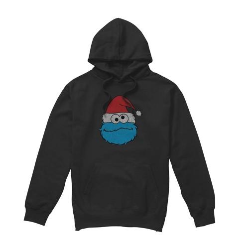 Sesame Street Unisex Adult Cookie Monster Christmas Hoodie