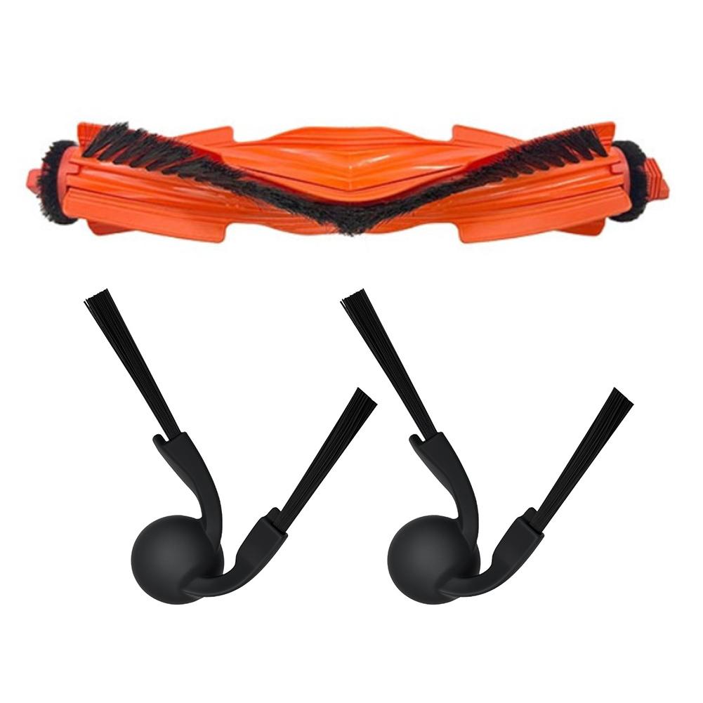 For Xiaomi Robot Vacuum Cleaner S40 / OV81  Vacuum Cleaner 3pcs Main Roller Brush Multifunctional Side Brush Accessory
