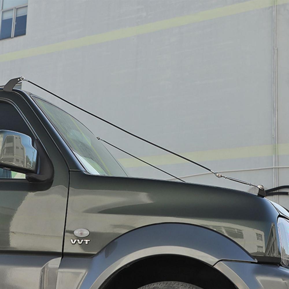 Elevador de extremidades de cuerda para eliminar obstáculos del capó del coche para Suzuki Jimny 2012-2017 JB23 JB43 decoración de línea de ramificación Exterior