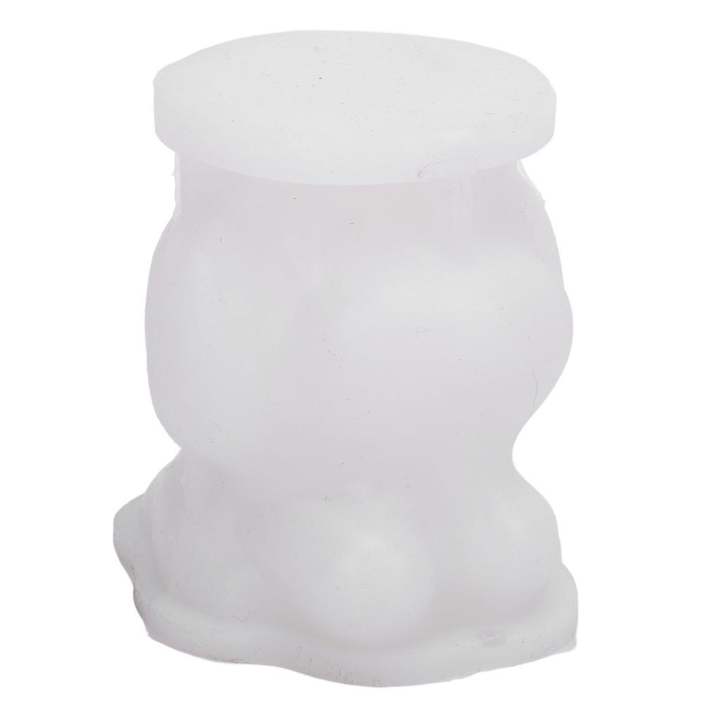 Silikonowa Forma do Lodu Kreskówkowy Wygląd Łatwe Wyjmowanie Wielofunkcyjna Silikonowa Forma do Świec DIY na Puszkę