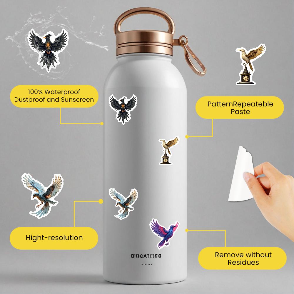 35pcs-100pcs Colorful Floral Stickers Stickers Vivid Robot Animal Stickers Teacher Reward Stickers For Fridge Car Sticker