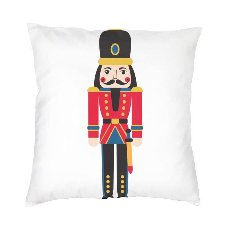 Nøtteknekker Soldat Toy Gave Putetrekk Sofa Home Decor Firkantet putetrekk