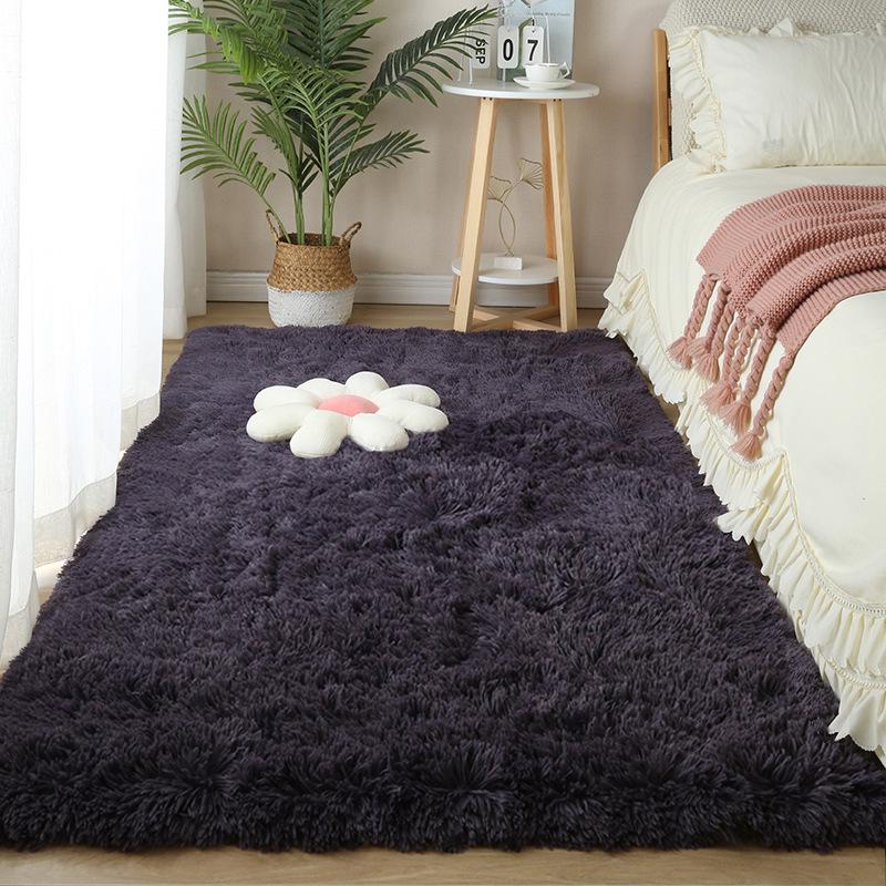 Plush Long Hair Bedside & Living Room Carpet