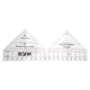 Acrylic Irregular 90° Sewing and Patchwork Ruler for Fabric Cutting