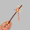 Elegant Bamboo Hairpin: Natural Carbonized Hanfu-Style Headdress for Daily Commute