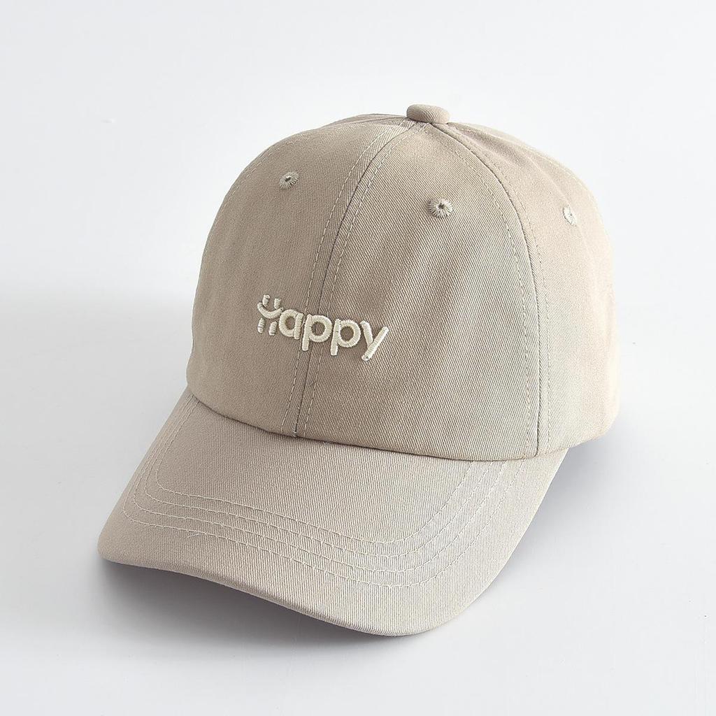 Classic Embroidered Letter Baseball Cap - Solid Color Sun Hat for Outdoor Sports