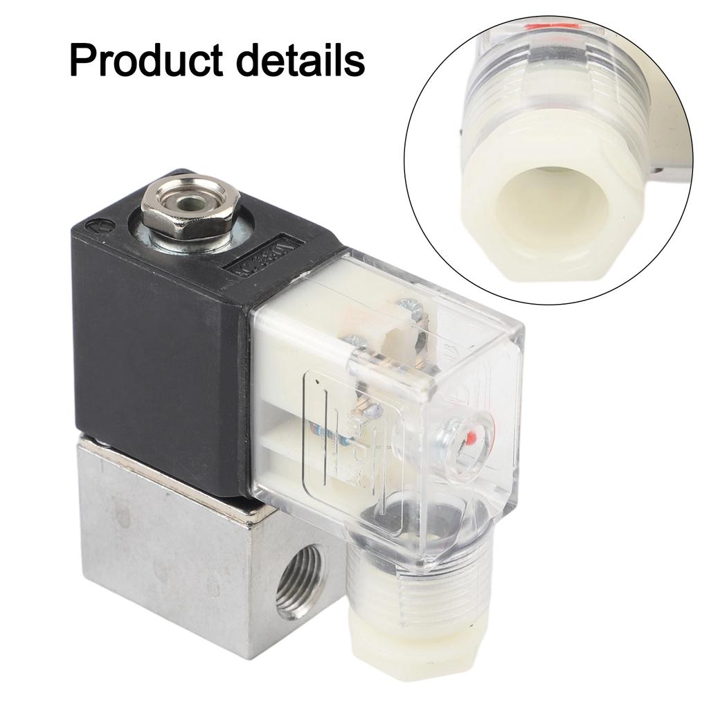 Valvola Solenoide Compressore V Spazio di Installazione Limitato Nero Piccolo e Leggero Specifiche Design Compatibile