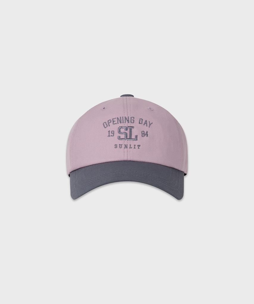 Sseonlis Symbol Logo Ball Cap (Pink/Charcoal)