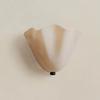New Retro LED Glass Wall Lamp Shell Modeling Living Room Background Wall Corridor Bedroom Bedside Decorative Lighting