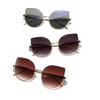Glasses Metal Cat Eye Popular Sunglasses Ladies Elegant Sunglasses Men'S Sunglasses