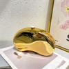 Elegant Acrylic Clutch Bag Women Minimalist Evening Purse Hard Shell Waistnut Shape Shoulder Handheld Use