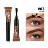 Quick-Drying Peel-off Eyebrow Gel Natural Look Multi-Shade Selection Eyebrow Dye Glue Long Lasting Brush Head Design