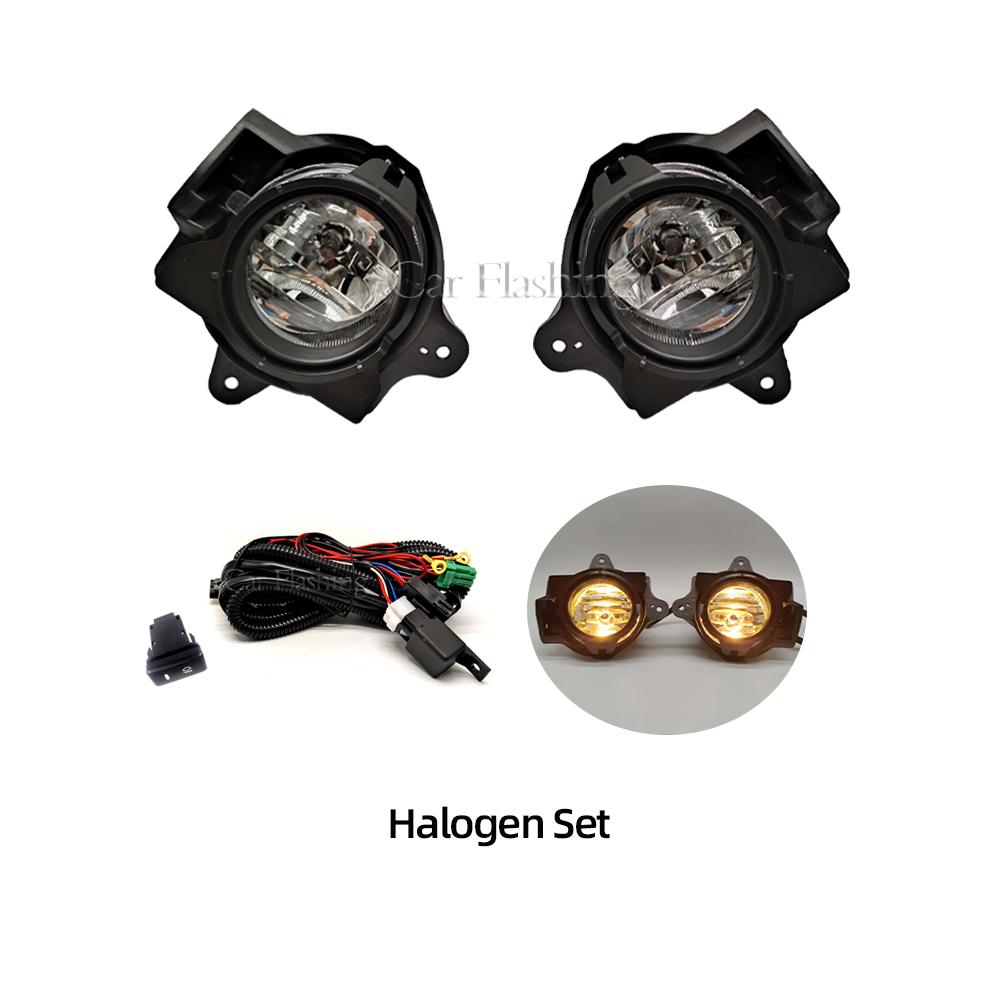 Car LED Front Bumper Fog Light For Toyota Hilux VIGO MK7 2012 2013 2014 2015 2016 with Wires Switch Harness Kit Fog Lamp Cover