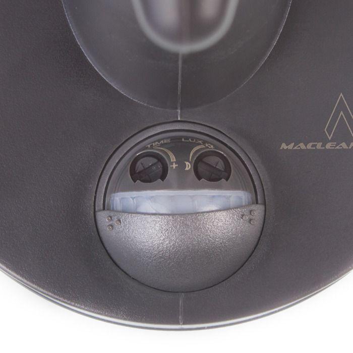 Applique d'extérieur - maclean - mce518 gr - détecteur de mouvement - ip65 - 1xe27 60w gris