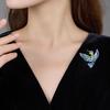 Blue-winged Bird High-end Female Exquisite Fashion Magpie Brooch