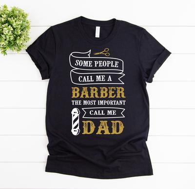 Barber Dad Shirt | Proud Dad T Shirt | Gift For Dad | Best Dad Shirt | Cool DB08