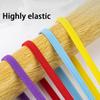 Precision Woven Elastic Shoelaces, 0.8cm High Stretch Flat Laces, Durable No-Tie Strings for Sports & Daily Wear 1Pair/3Pairs
