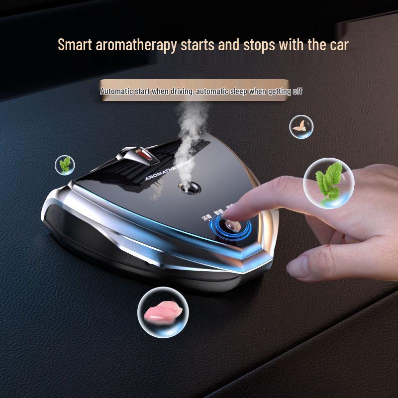 Car Aroma Diffuser & Perfume Atmosphere Light with Parking Number Plate V868S