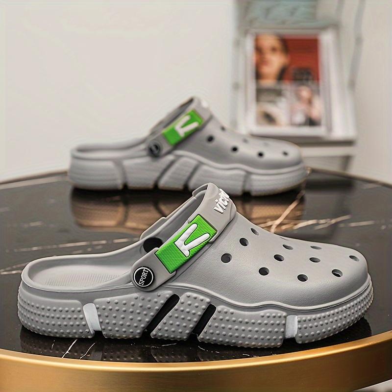 Men's Casual Comfortable Soft Sole Clogs, Breathable Lightweight Clogs for Indoor Outdoor Beach, Summer