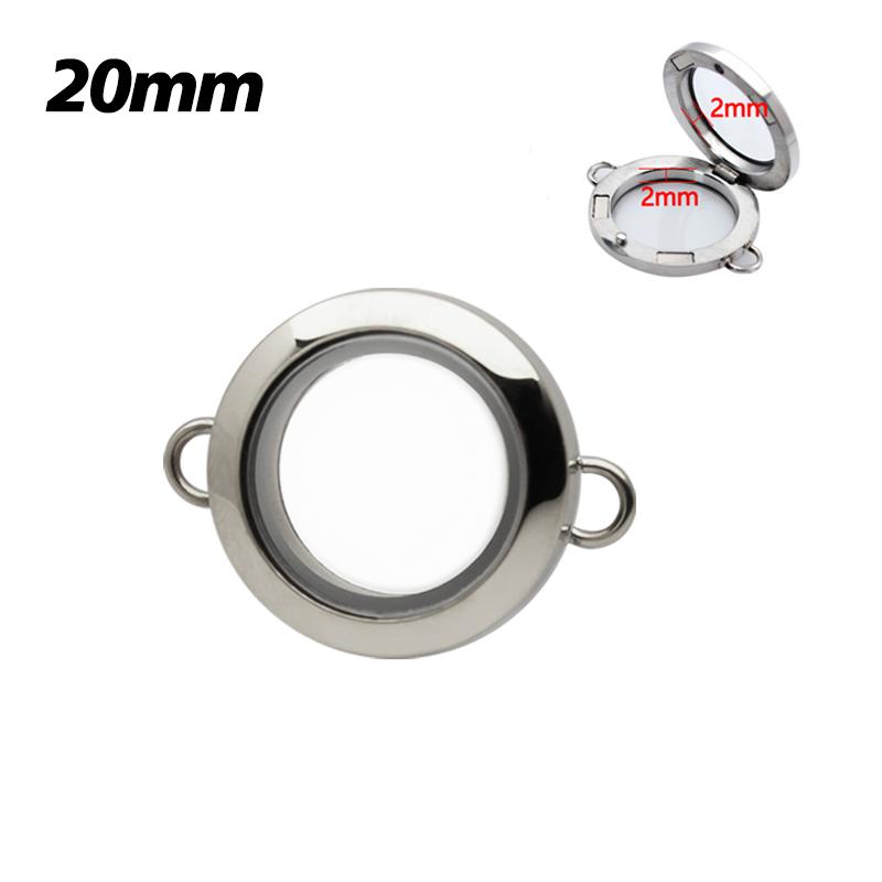 Magnet Open Stainless Steel Chain Bracelet Glass Floating Locket Living Charms Memory Locket Bracelet Girl Women Fashion Jewelry Keel Bracelet