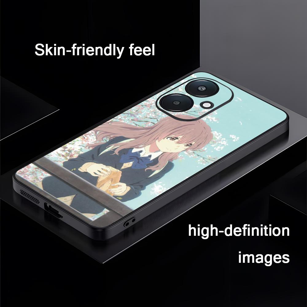 Popular Anime A Silent Voice Phone Case For Xiaomi Redmi 14C 13C 12C Note14 13 12 11 10 Pro Plus S Soft Black Phone Cover