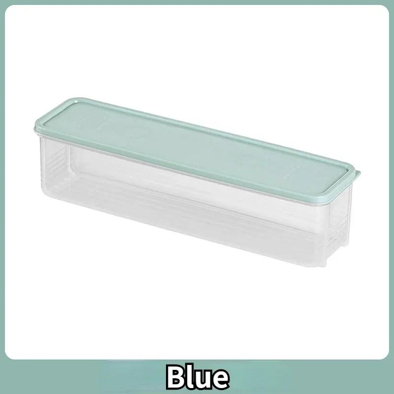 Noodle Food Preservation Box Kitchen Plastic with Lid Sealed Container Large Capacity Rectangular Fruit Egg Refrigerator Storage