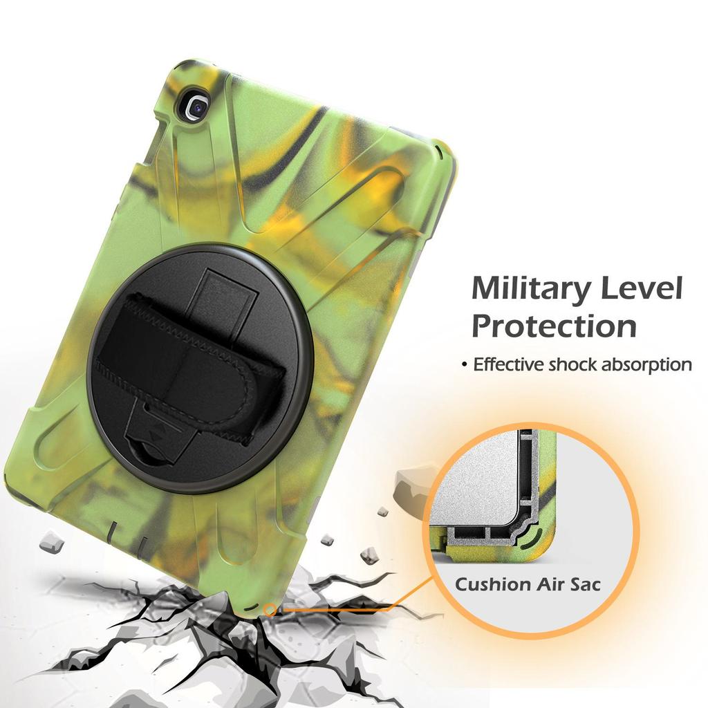 S5E Tablet Protective Case: Anti-Drop Certified, 10.5 Inch Soft Silicone Shell with Stand