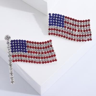 Kreativní móda Osobnost Štrasová brož Osobnost Oděv Brož Americký odznak Pin