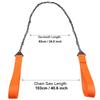 Survival Chainsaws - Emergency Chainsaws - Camping Chainsaws Portable Handheld Chain Saw Lightweight   with Bags for Backpackers Hikers