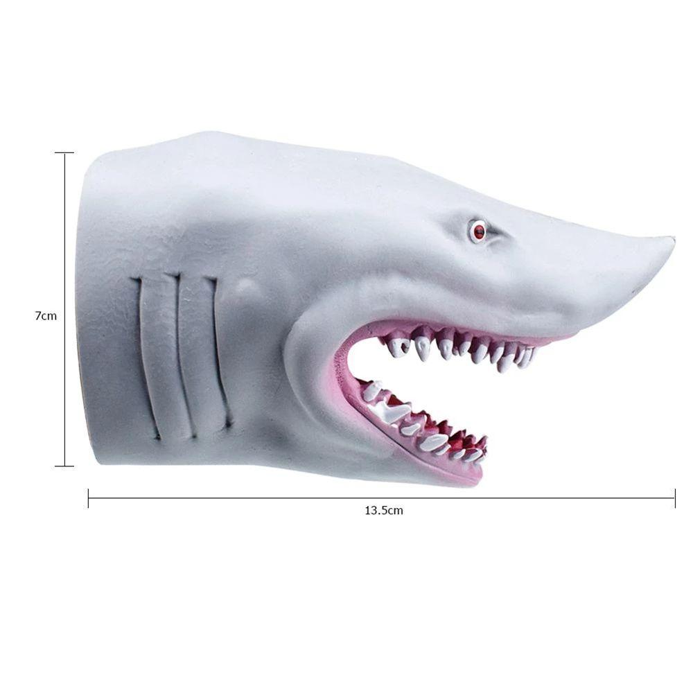 Dolls Hand Toy Animal Toys Fingers Puppets Animal Head Gloves Shark Dinosaur Shark Hand Puppet