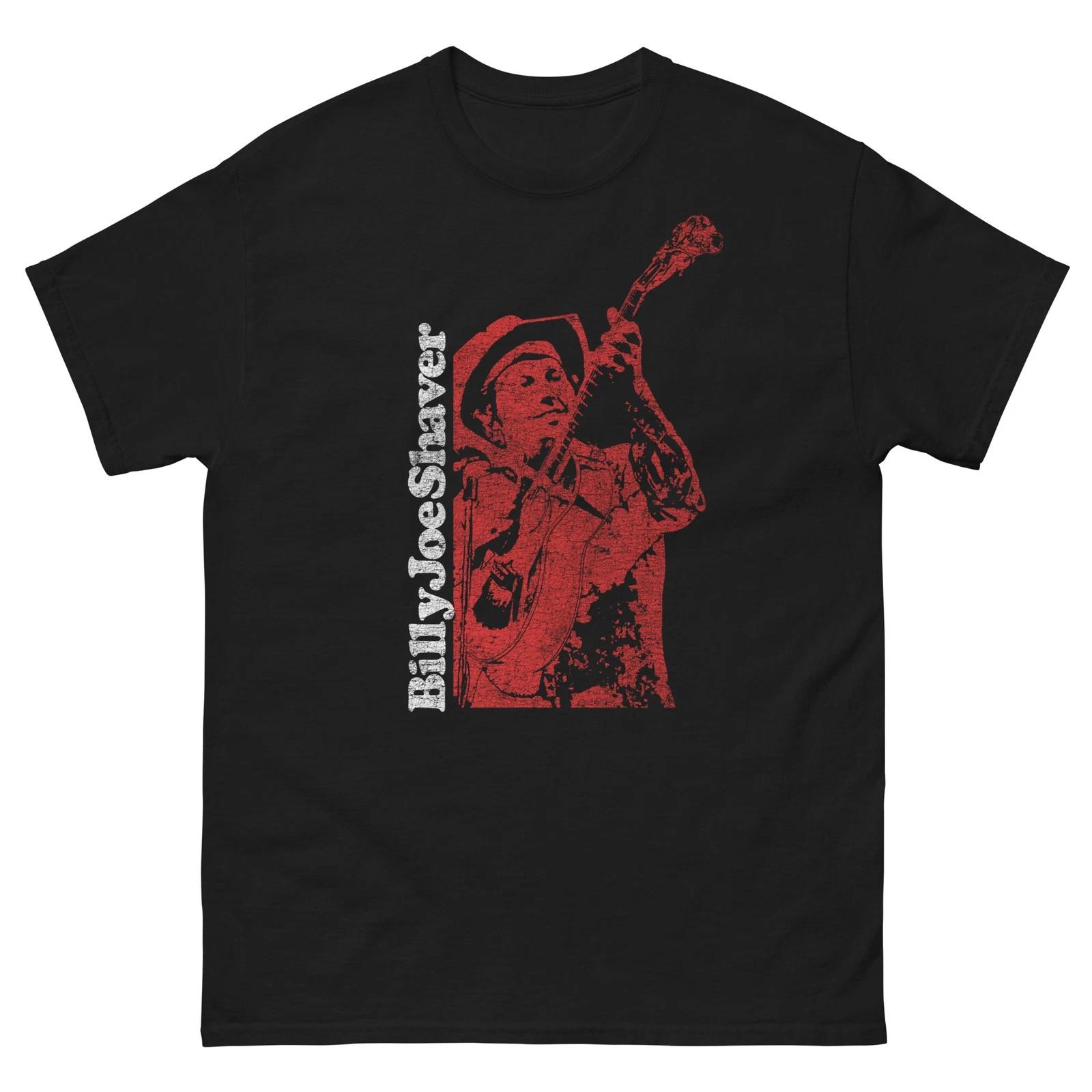 Billy Joe Shaver Black Graphic T JPDesign Shirt Unisex classic tee S