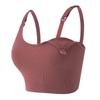 Nursing Wireless Ribbed Seamless Maternity Bra And Beautiful Back Vest