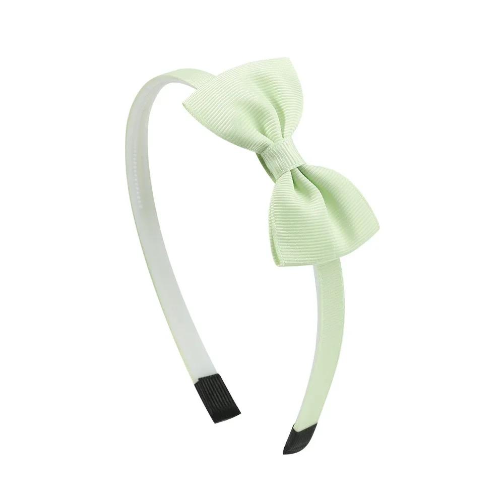 1pcs Cute Solid Color Ribbon Handmade Hair Bows Hair Bands for Girls Headband 20 Colors Cute Children Kids Baby Hair Accessories