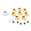 MPE-100BR Corrosion Resistant Brass Engine Freeze Plugs Pack Of 8 Suitable For 283ci 305ci 327ci 350ci 1957-1997 Models
