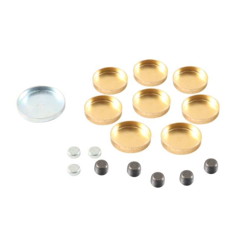 MPE-100BR Corrosion Resistant Brass Engine Freeze Plugs Pack Of 8 Suitable For 283ci 305ci 327ci 350ci 1957-1997 Models
