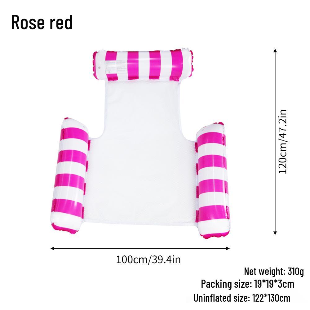 Triple-Tube Inflatable Water Hammock - Adult Folding Float Bed