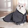 Dog Robes For After Bath Hooded Pet Drying Coat Comfortable Pet Bathrobe For Grooming Dogs Cats Beach Pool Shower Swimming