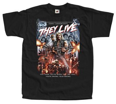 Sie leben V5 John Carpenter Horrorfilm Poster 1988 Unisex T-Shirt